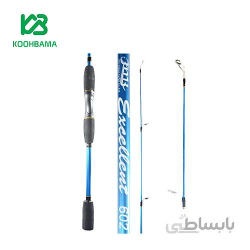 چوب دو تیکه فایبر گلاس 180 سانتی متر مدلExcellent 602