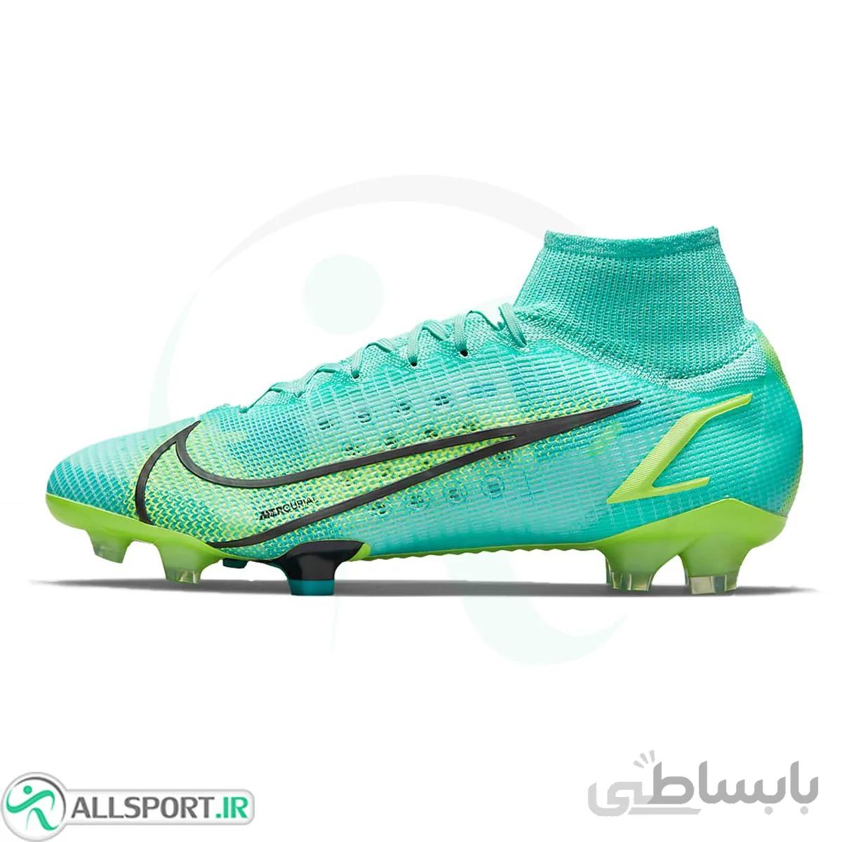 کفش فوتبال نایک مرکوریال طرح اصلی Nike Mercurial Superfly 8 FG Green