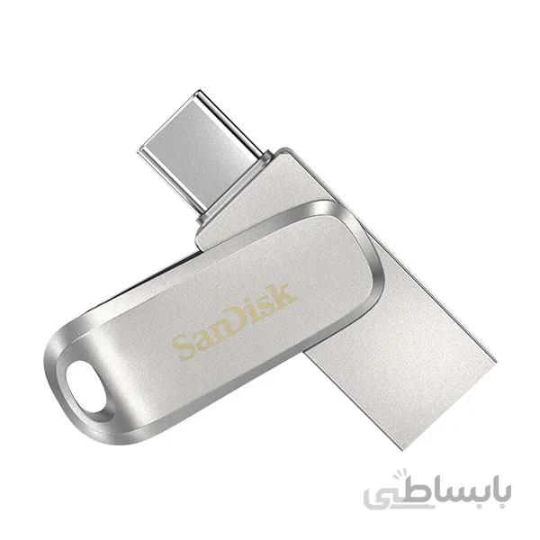 فلش مموری سن دیسک مدل Ultra Dual Drive Luxe ظرفیت 64 گیگابایت ا SANDISK Ultra Dual Drive Luxe 64GB Flash Memory