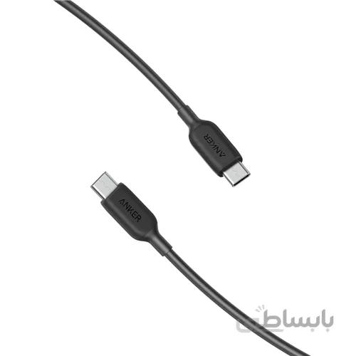 کابل فست شارژ 60 وات انکر PowerLine III USB-C to USB-C طول 90 سانتی متر مدل A8852