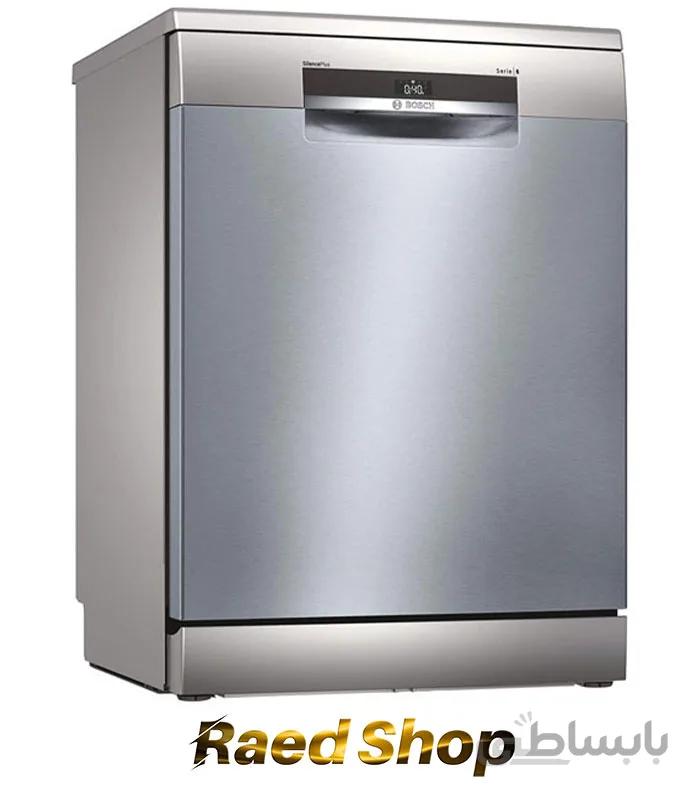 ظرفشویی بوش 13 نفره sms6eci03e ؛ ماشین ظرفشویی نقره ای سری 6 ا Bosch dishwasher 13 Place sms6eci03e silver کد 277150