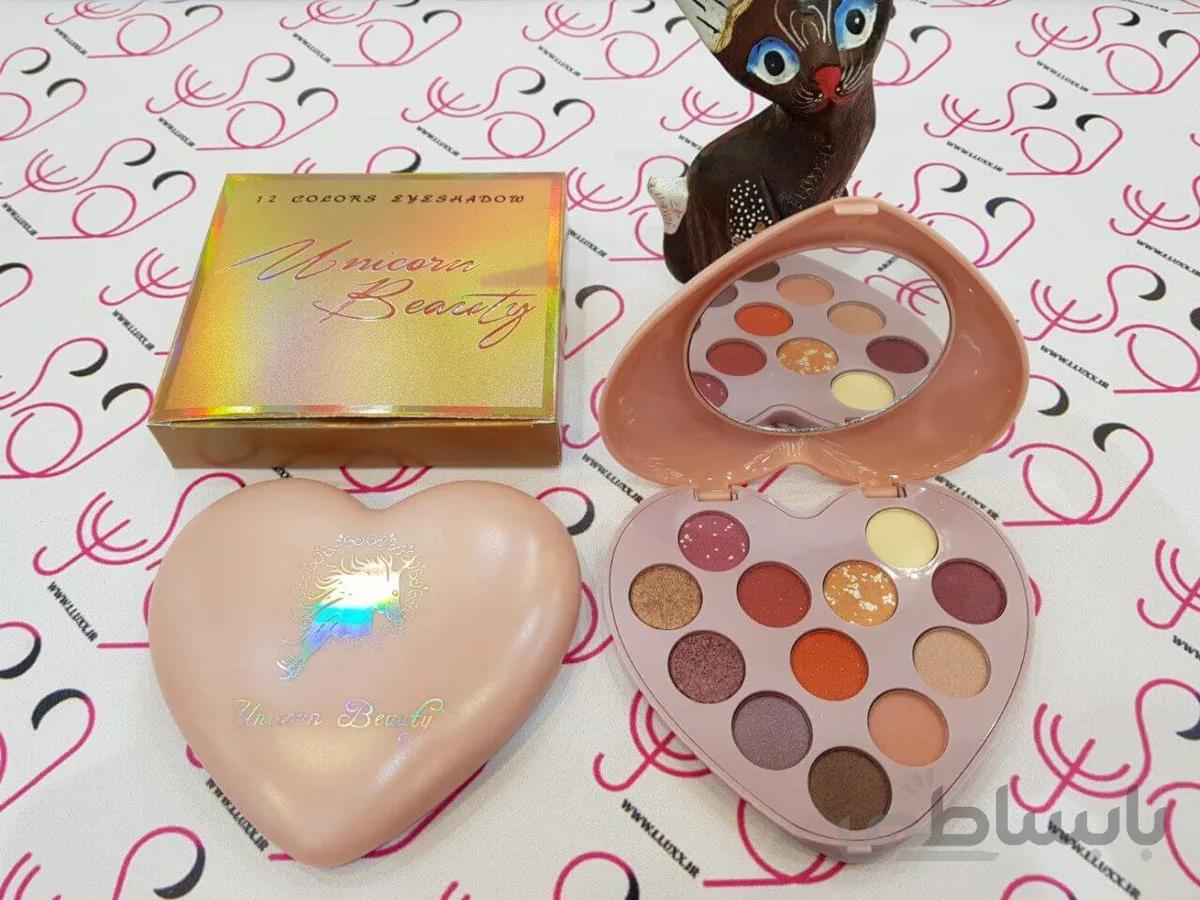 پالت سایه یونیکورن بیوتی UNICORN BEAUTY مدل قلبی