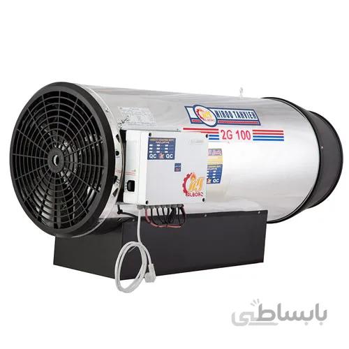 جت هیتر 100 هزار دو موتوره گازی نیرو تهویه البرز مدل 2G-100