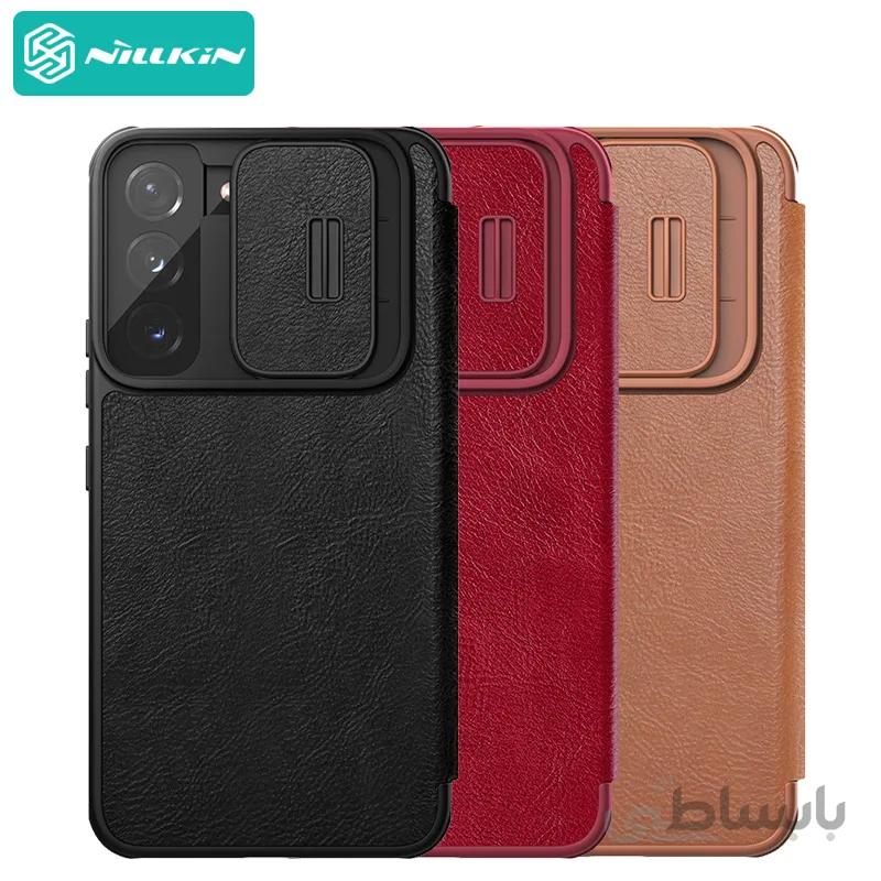 کیف چرمی نیلکین اس ۲۲ پلاس Nillkin Qin Pro Leather Case S22 Plus