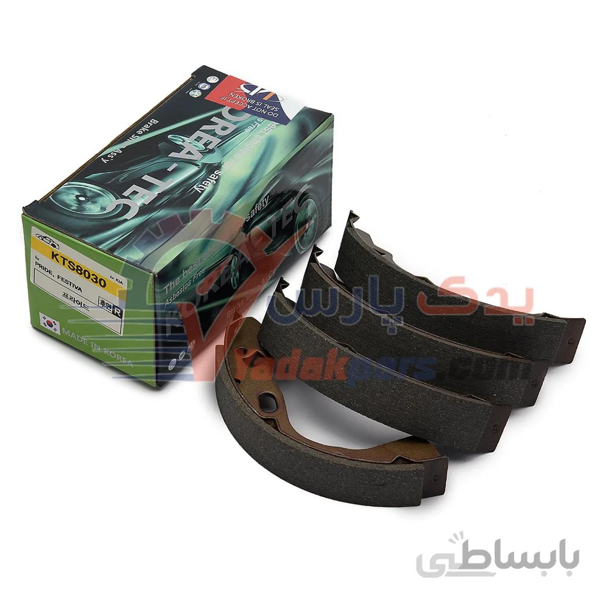 لنت عقب پراید برند کوریاتک کره ا KOREA-TEC BRAKE PADS KTS8030 KIA PRIDE & FESTIVA Made in Korea