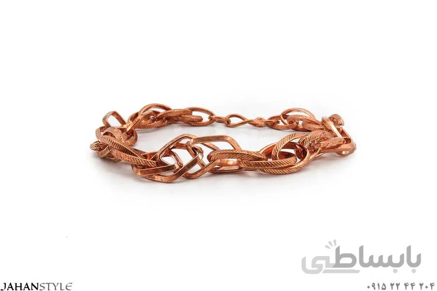 دستبند مسی زنانه و مردانه