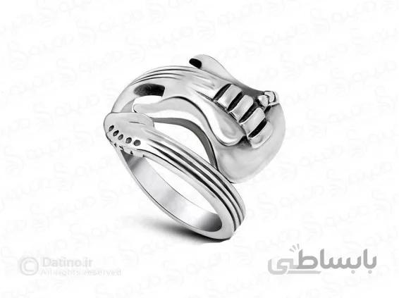 انگشتر طرح گیتار 13816