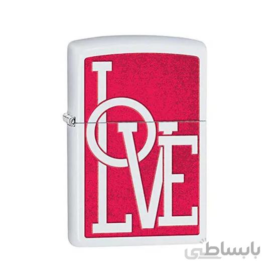 فندک زیپو مدل Zippo Love کد 29085 ا Zippo Love 29085 Lighter