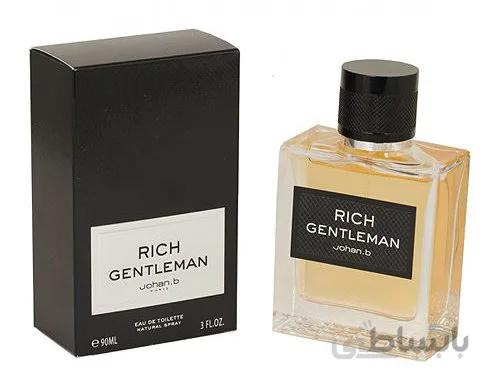 ادکلن ریچ جنتلمن rich gentleman by johan. b eau de toilette 90 ml