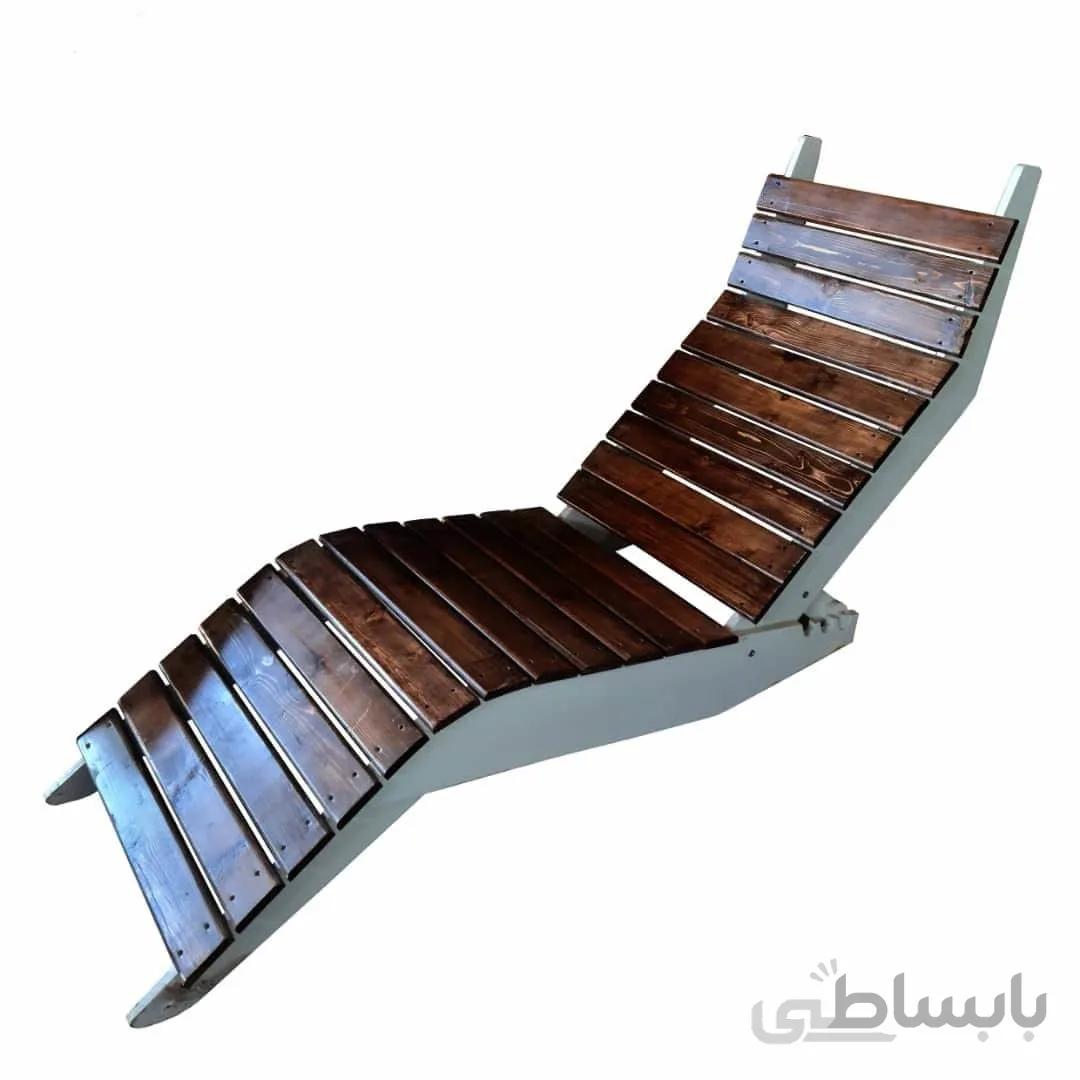 تخت استخری چوبی