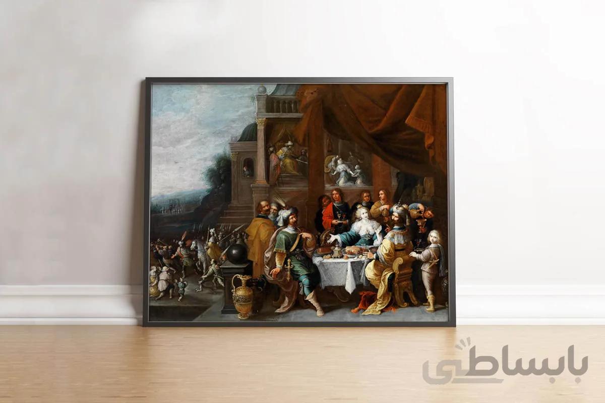 قاب عکس سنتی از جنس مخمل در دو سایز 50 70