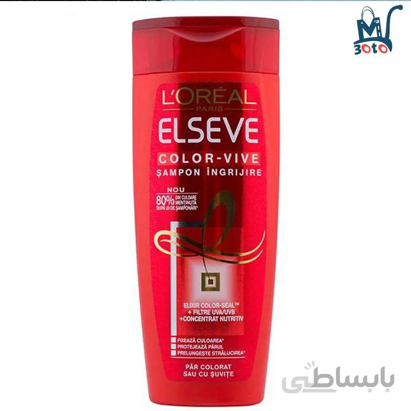 شامپو تثبیت کننده رنگ مو لورال Color Vive حجم 400 میلی لیتر ا LOreal Color Vive Shampoo 400ml