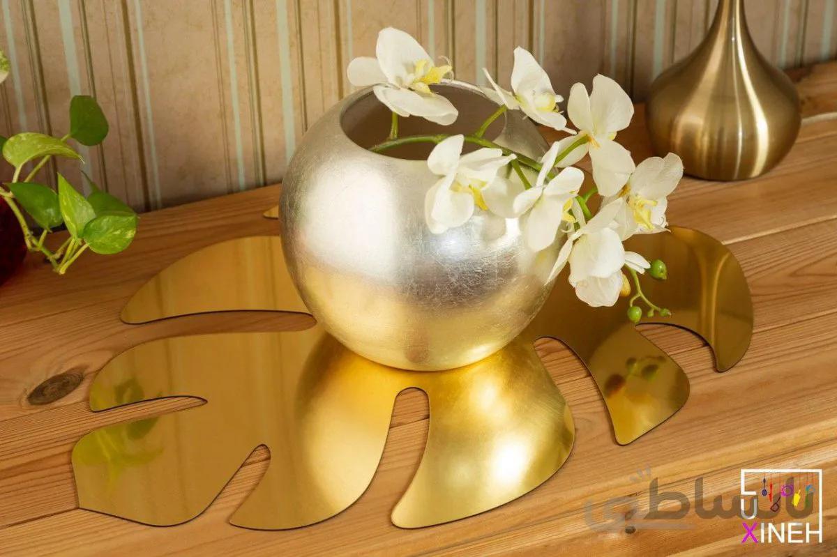 رومیزی طرح برگ انجیری