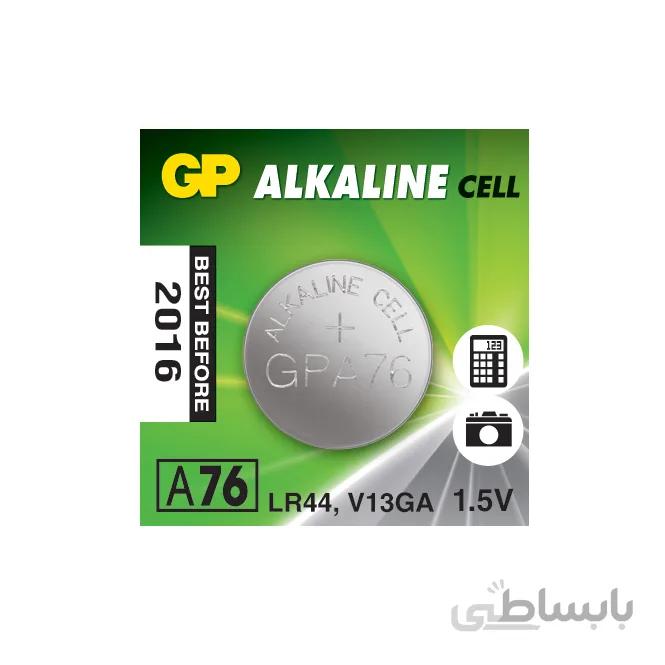 باطری سکه ای آلکالاین جی پی LR44 AG13 1.5V