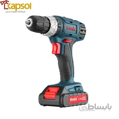دریل شارژی رونیکس مدل 8018 ا RONIX 8018 Cordless Driver Drill