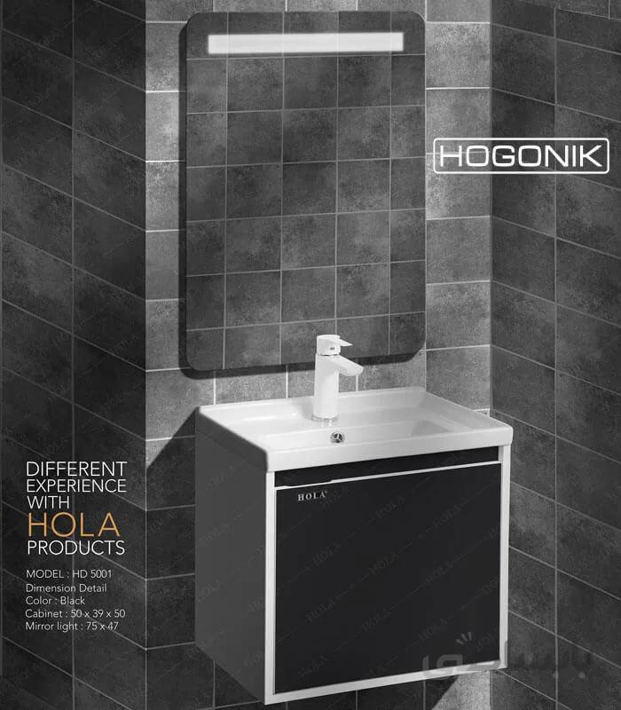 روشویی کابینتی هُلا HD5001 مشکی