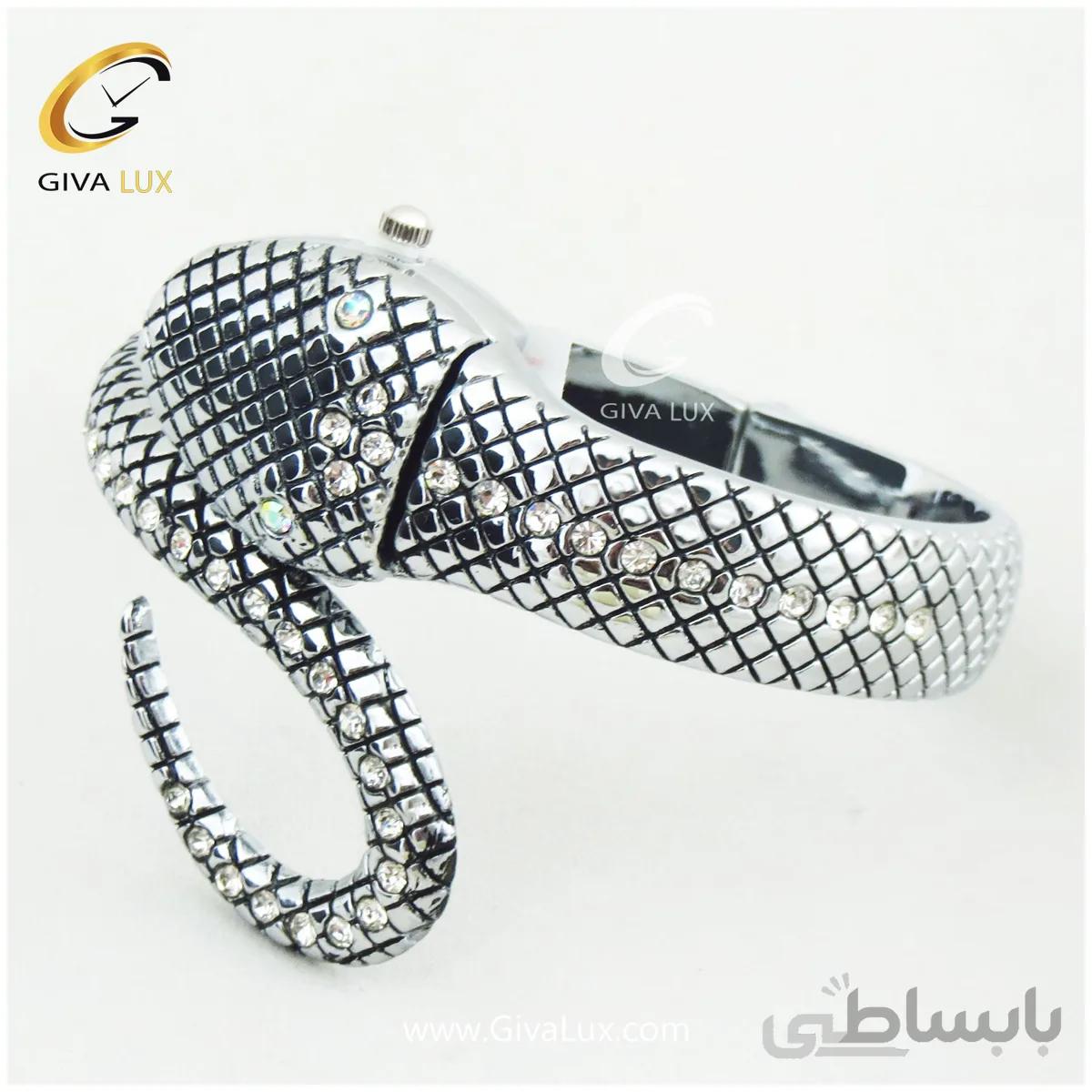 ساعت مچی زنانه طرح مار گوچی