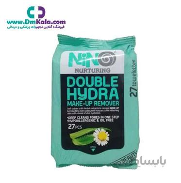دستمال مرطوب آرایش طرح آبرسان نینو ا Nino moisturizing makeup wipes