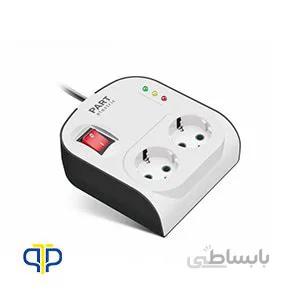 محافظ دو خانه ارت دار با کلید آنالوگ پارت الکتریک