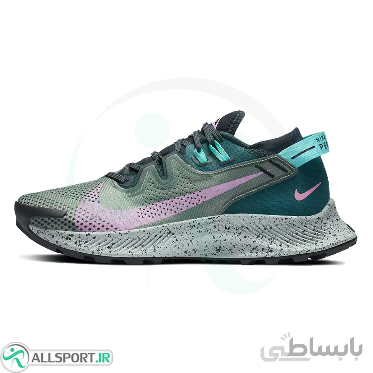 کتانی رانینگ نایک طرح اصلی Nike Pegasus Trail 2 Pink Blue
