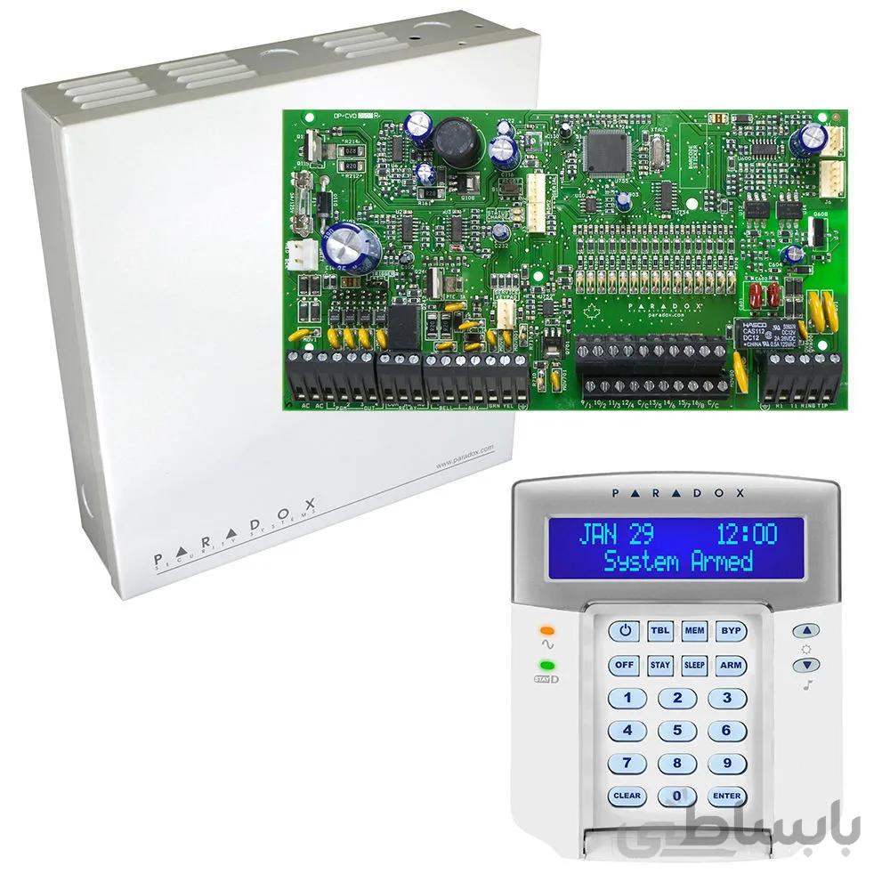 کنترل پنل SP7000 به همراه کی پد K32LCD پارادوکس + جعبه فلزی