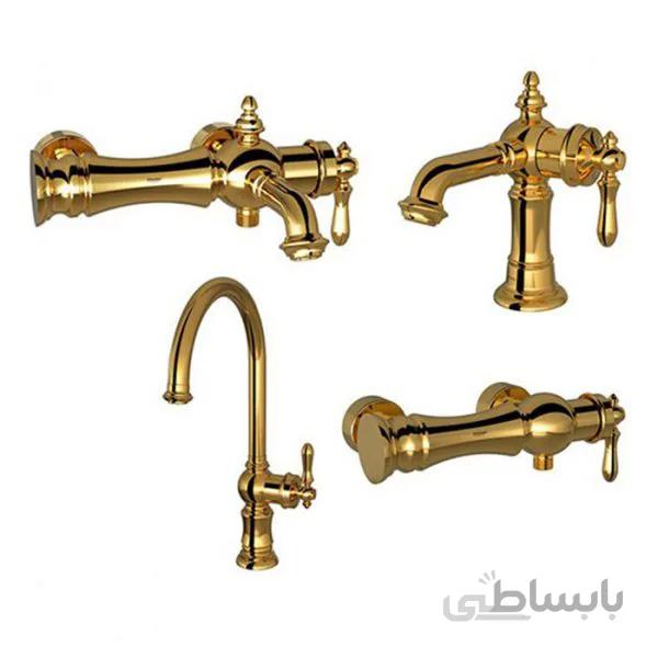 ست شیرآلات بیزانس کروم شودر ا Bizans Chrome Set