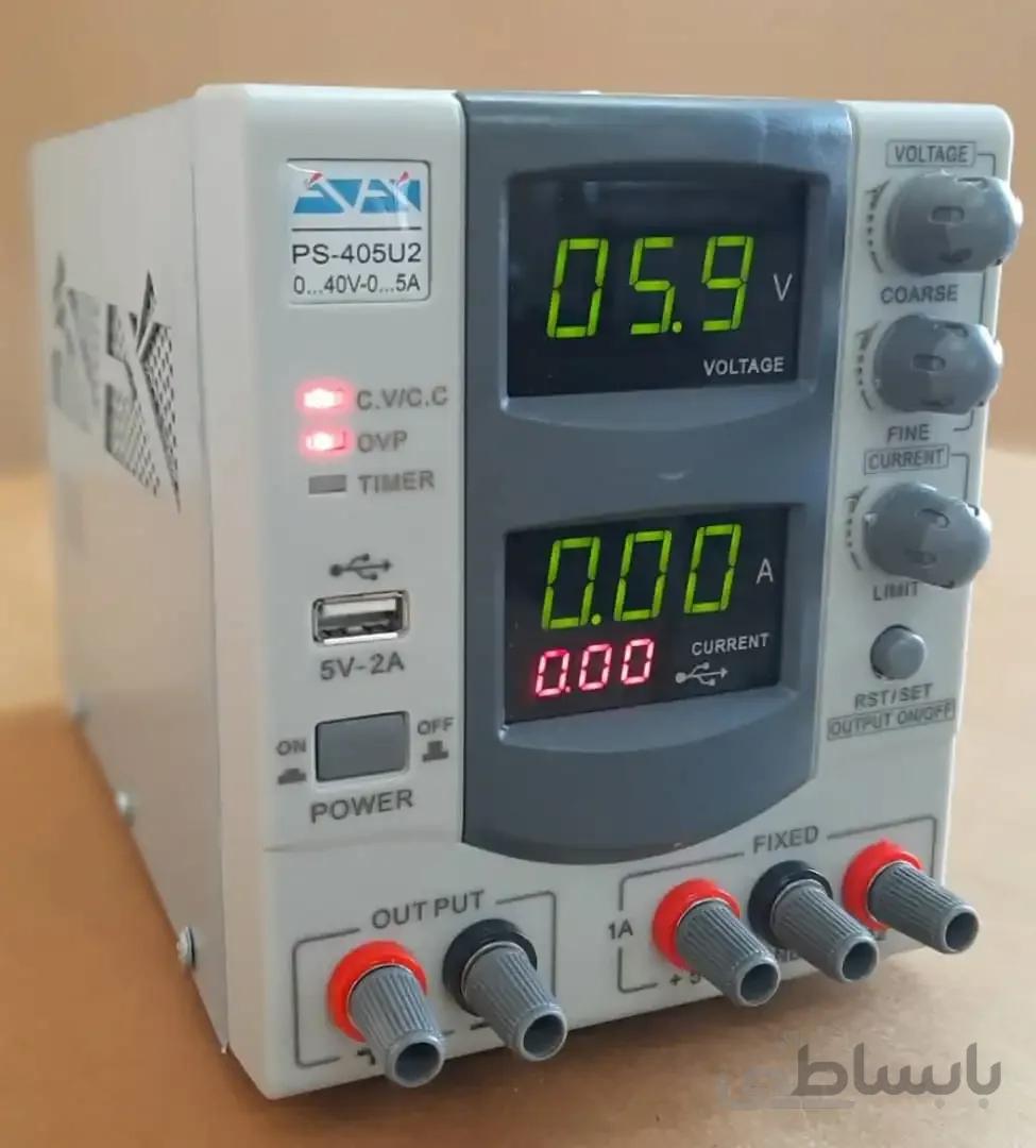 منبع تغذیه آداک PS-405U2 40V , 5A + USB