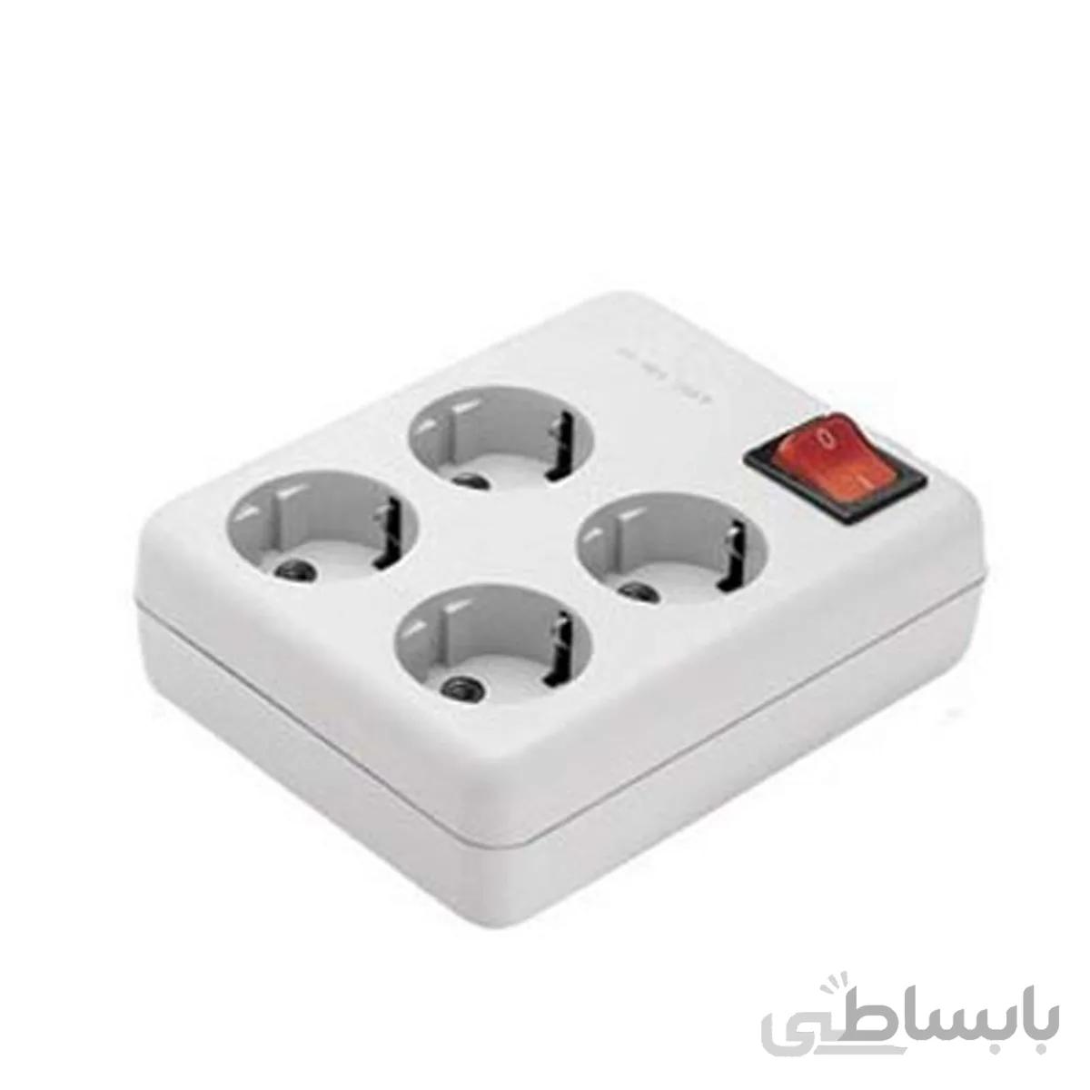 چند راهی برق 4 خروجی ارتدار پارت الکتریک (مربع)