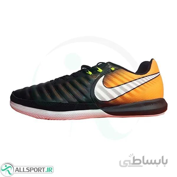 کفش فوتسال نایک تمپو ایکس طرح اصلی زرد مشکی Nike Tiempo X