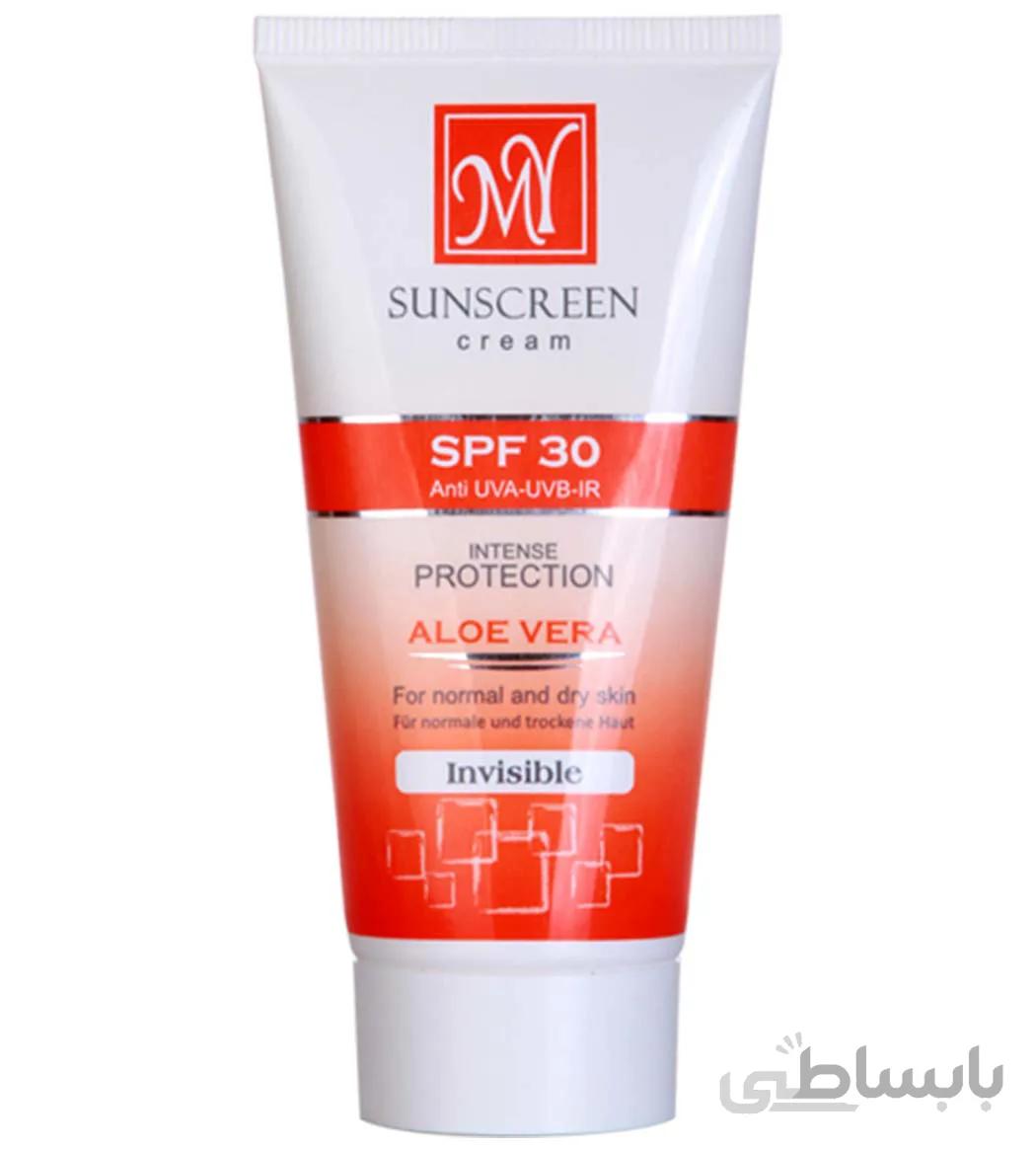 کرم ضد افتاب بی رنگ مای با SPF30
