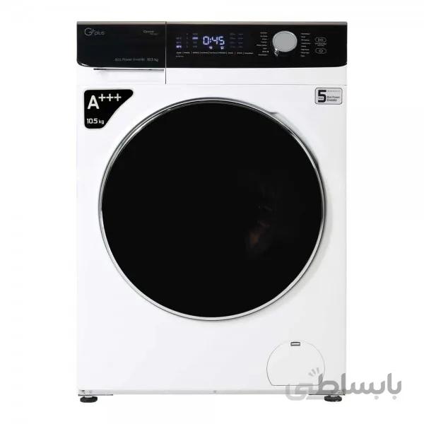 ماشین لباسشویی جی پلاس مدل GWM-K1048S ظرفیت 10.5 کیلوگرم ا G Plus GWM-K1048S Washing Machine 10.5KG کد 562731