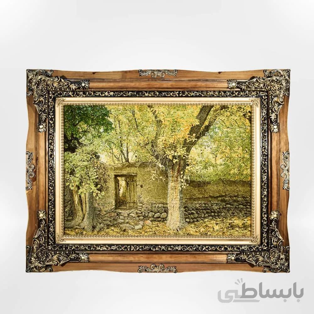 تابلو فرش دستباف طرح باغ توت کد 129