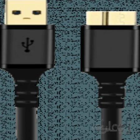 کابل هارد اکسترنال 1.5 متری TYPE A به K-NET PLUS USB3.0 MICRO B
