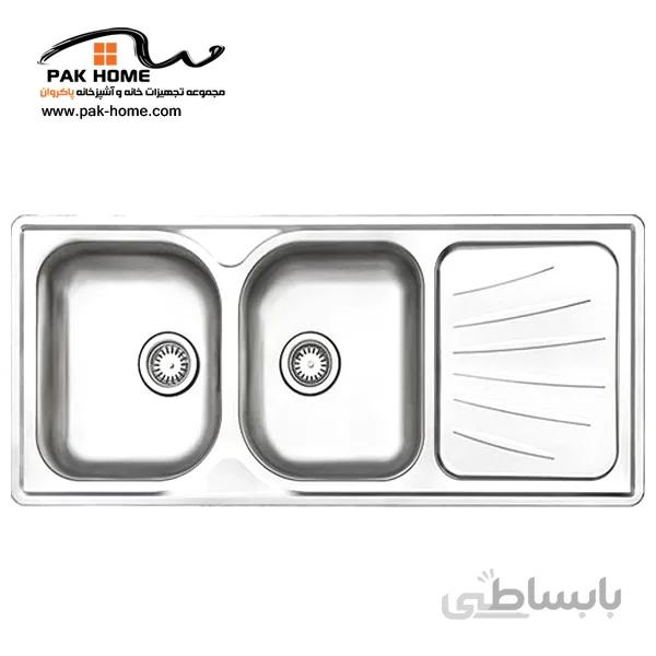 سینک استیل البرز 214 توکار