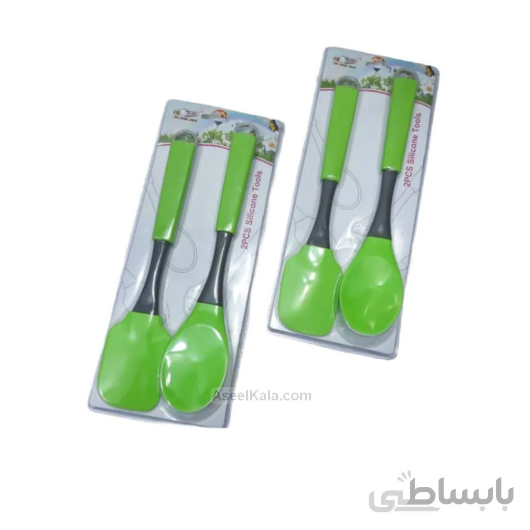 قاشق و لیسک سیلیکونی