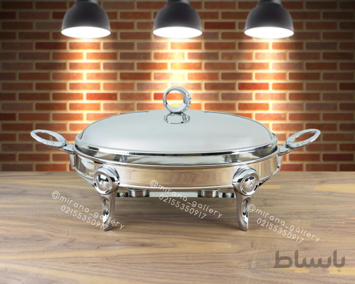 سوفله بیضی متوسط استیل برند تیتیل مدل حلقه نگین 812m
