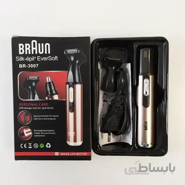 موزن گوش و بینی و ابرو براون مدل BR-3007 — تصویر 1