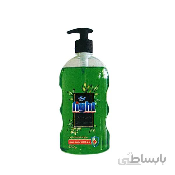 مایع دستشویی توئی لایت سبز شفاف پمپی - 650 گرم