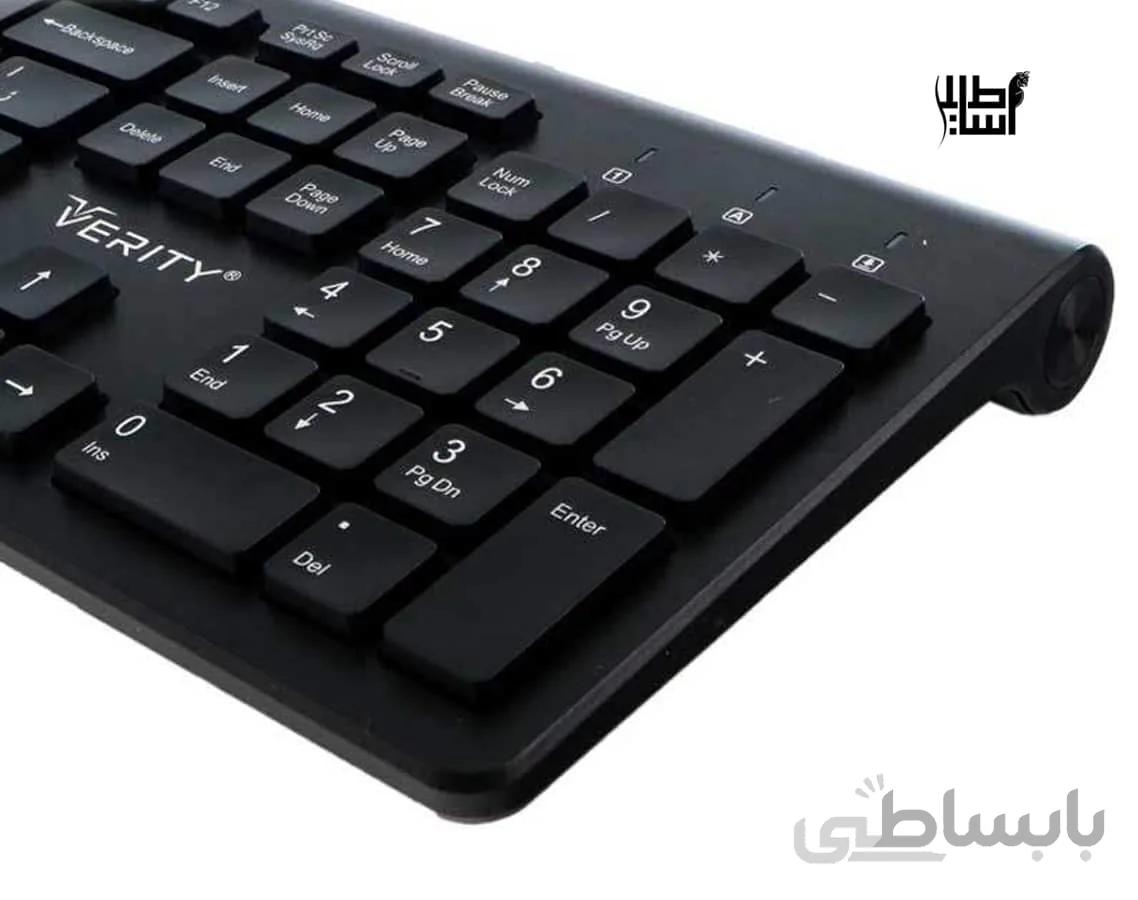 کیبورد Verity V-KB6119 (گارانتی ۱۲ ماهه) ا Verity V-KB6119 wired keyboard