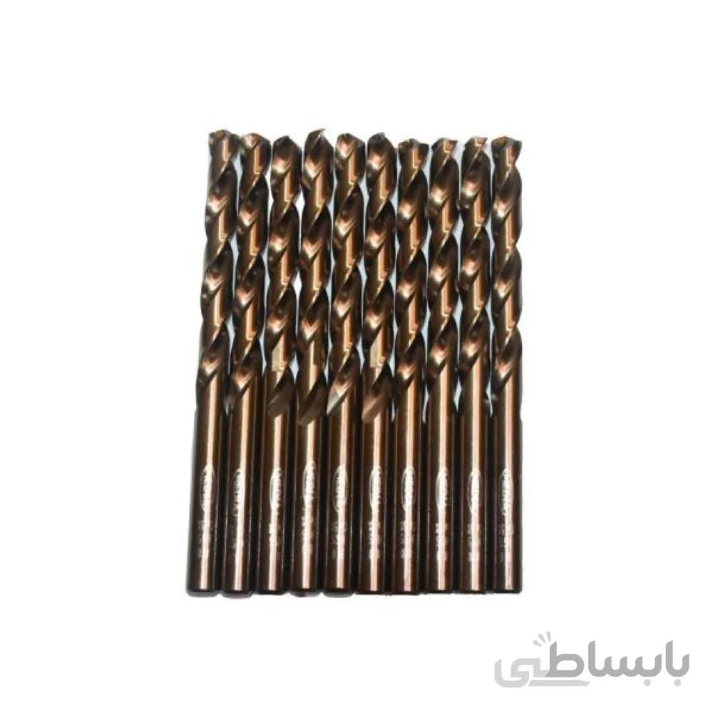 مجموعه10 عددی مته آهن مدیا مدل HSSCO سایز 8 میلی متر