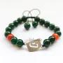 دستبند نقره مدل ت ا t letter bracelet