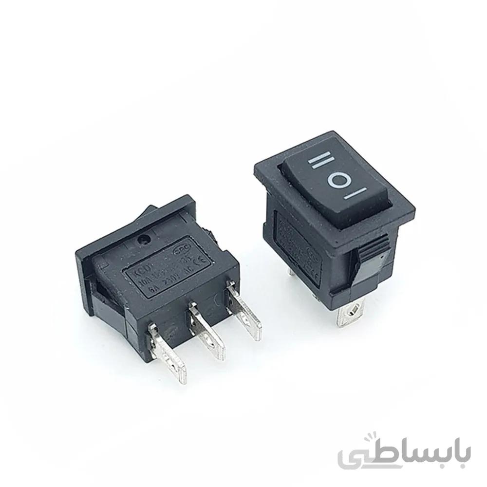 کلید راکر سه حالته KCD1 401 2 3PIN