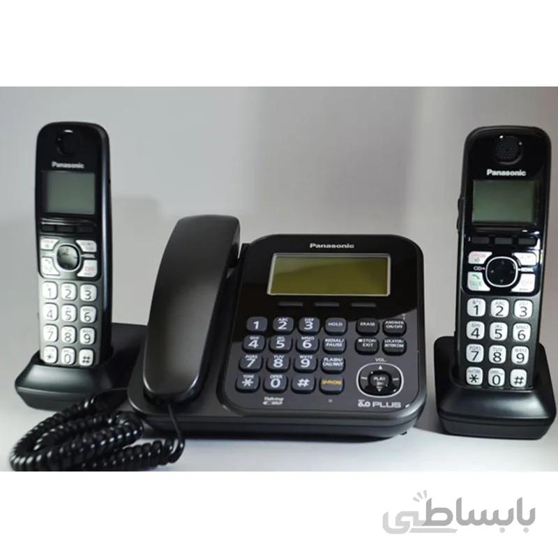 گوشی تلفن ثابت و بی سیم پاناسونیک KX-TG4772 ا Panasonic KX - TG4772 Wireless Phone