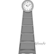 ساعت ایستاده ویترین دار لوتوس مدل 998 طوسی