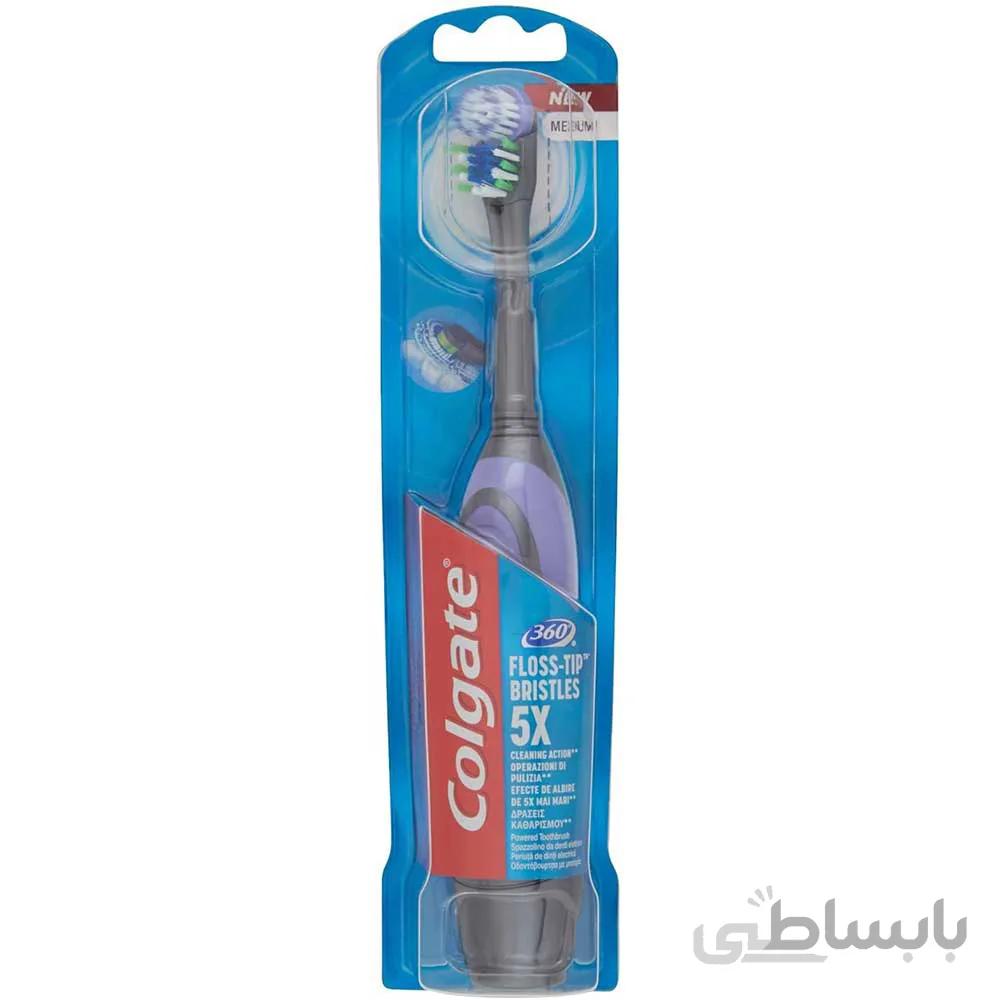 مسواک برقی کلگیت مدل 360 با برس متوسط ا Colgate battery Toothbrush Medium