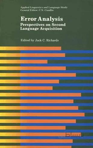 Error Analysis Perspectives on Second Language Acquisition