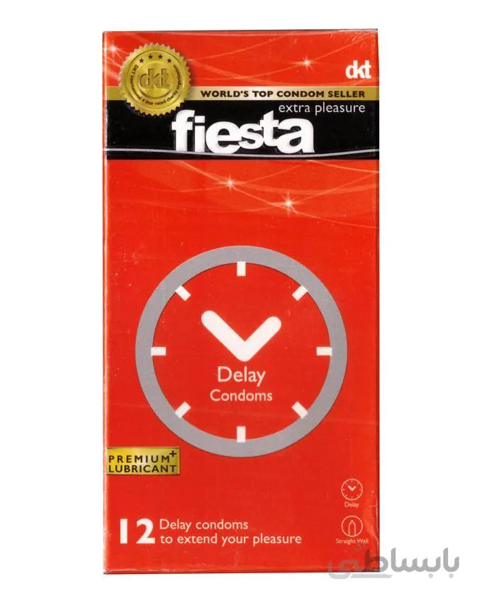 کاندوم تاخیری فیستا Fiesta Delay بسته 12 عددی