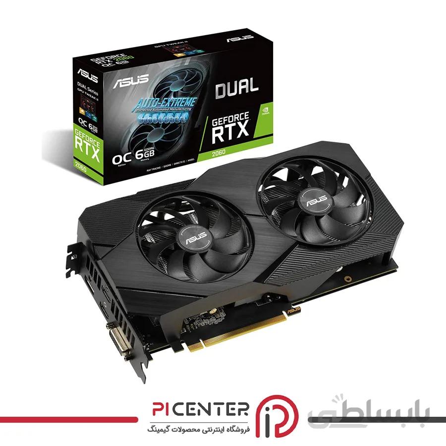 گرافیک ایسوس ASUS GeForce RTX 2060 6G GDDR6 Dual Fan