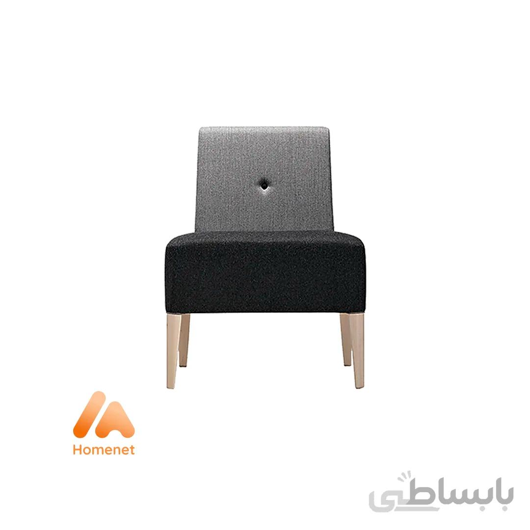 مبل تکنفره پونتو پایه چوبی برند نظری