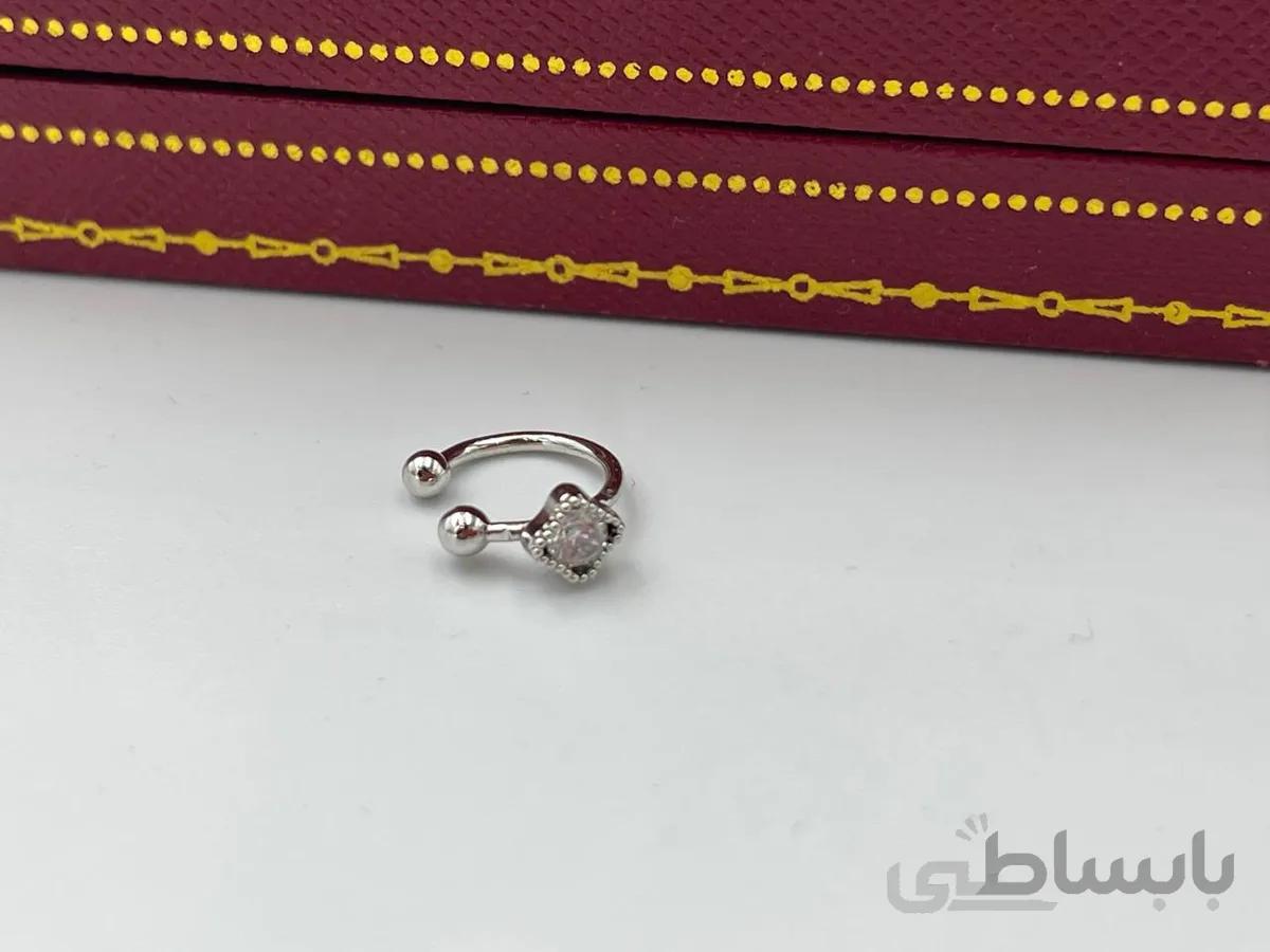 پیرسینگ لب فیک نگین دار